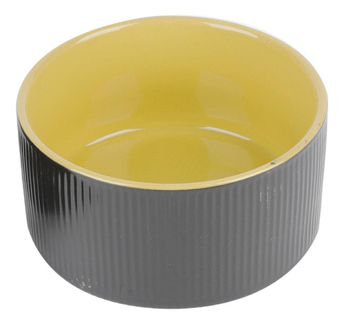 Bowl Pocillo Loza Fondo Amarillo 11.5x6cm