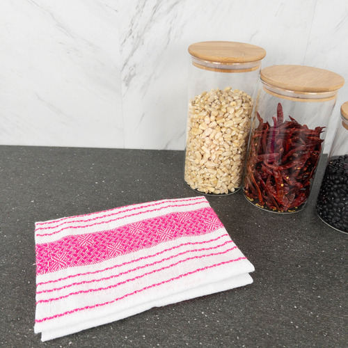 Servilletas De Tela Axcento 3 Pack Rectangulares 70x60 Cm Rosa Claro