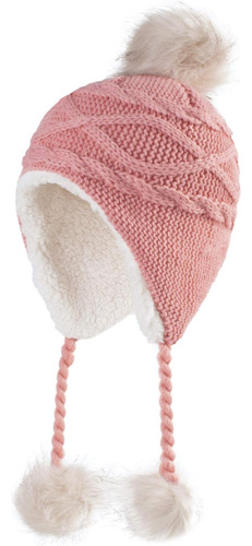 Casa Prefere Meninas Sherpa Earflaps Chapéu Crianças Chapéu