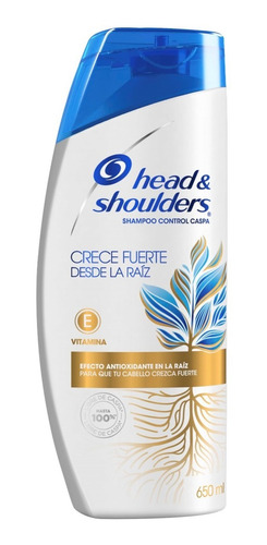 Shampoo Head & Shoulders Crece Fuerte Desde La Raíz 650 Ml