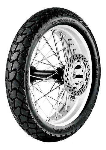 Pneu Dianteiro Para Moto Maggion Viper C/c 90/90-21 T 54