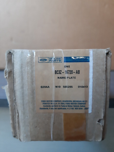 Emblema Guardafango Izquierdo F250 Super Duty Original Ford