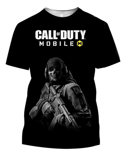 Nueva Camiseta De Manga Corta Con Estampado 3d Call Of Duty