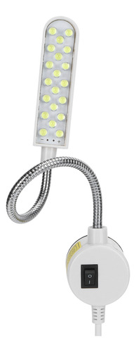 Máquina De Coser Led Con 20 Luces, Cuello De Cisne, Ahorro D