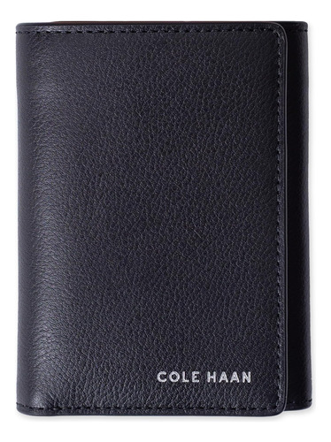 Cole Haan Cartera Triple Hombre, Color Negro, Sin Talla