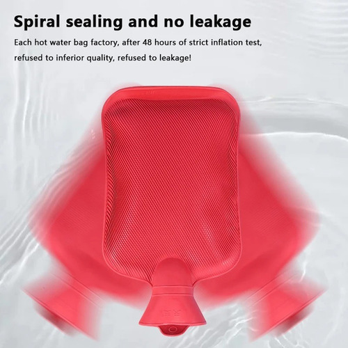 Compresa Bolsa Agua Caliente O Frio Térmico Portátil 1 Litro Rojo