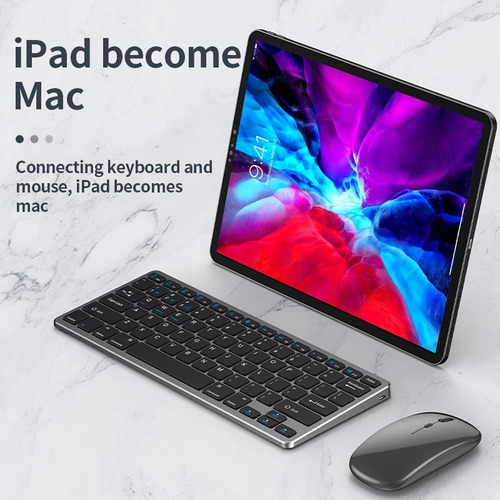 Ultra Slim 2.4ghz Bluetooth Wireless Mouse Keyboard Kit