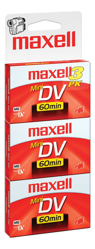 Maxell 298016 Mini Dv Cassettes 3 Unidades