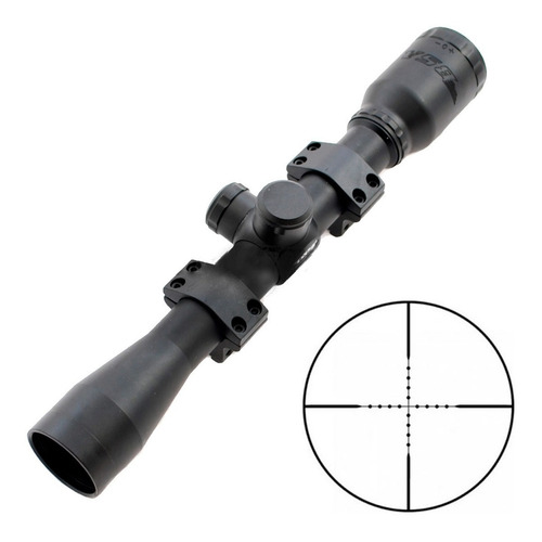Imagen 1 de 10 de Mira Telescopica Bsa Essencial 4x32 Emd Mildot Anclaje 11 Mm