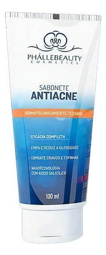 Sabonete Facial Antiacne Phállebeauty Ph0554