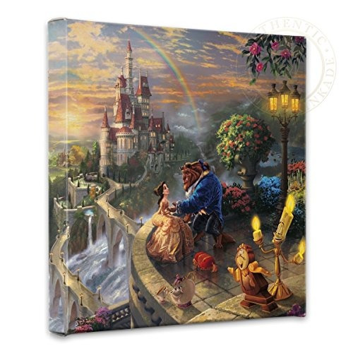 Thomas Kinkade - Impresiones En Lona, La Bella Y La Bestia