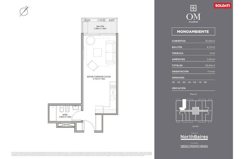 Departamento De 1 Ambiente En Venta
