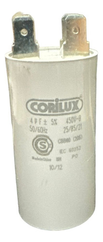 Capacitor Monofásico 4 Uf 450v Corilux
