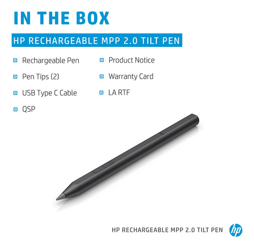 Hp Pluma Recargable Inclinación Mpp 2