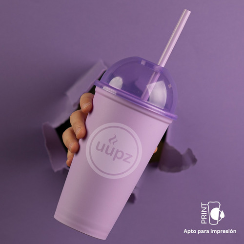 Bolos Para Fiesta Infantil Paquete 10 Vasos Dulceros Color Morado