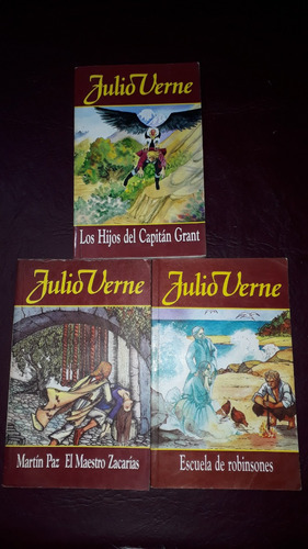 Julio Verne-lote De 3 Libros