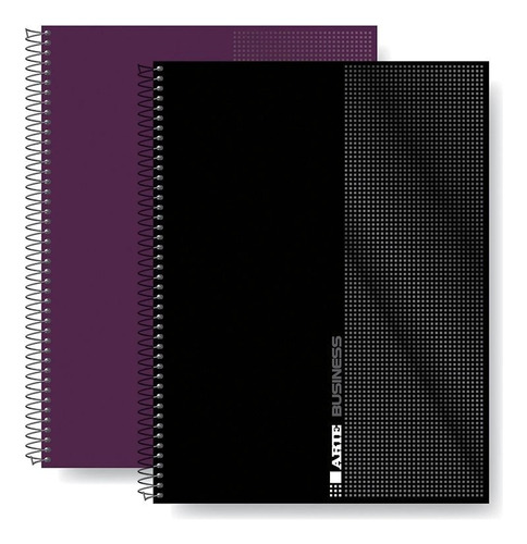 Cuaderno Tapa Dura Arte Business A4 120 Hojas Con Espiral Color Rayado