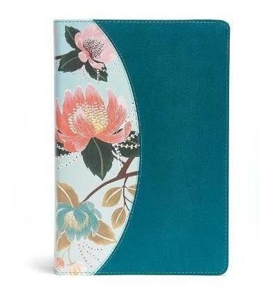 Libro The Csb Study Bible For Women, Teal Flowers Leather...
