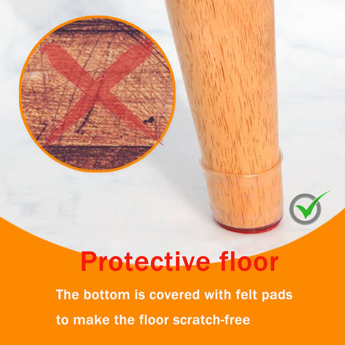 Protector De Silicona Para Pie De Mesa Y Silla 24 Piezas
