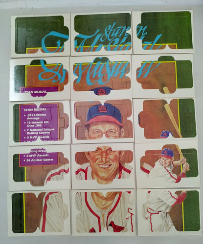 Cartas Baseball De Coleccion Diamond King Puzzle Stan Musial