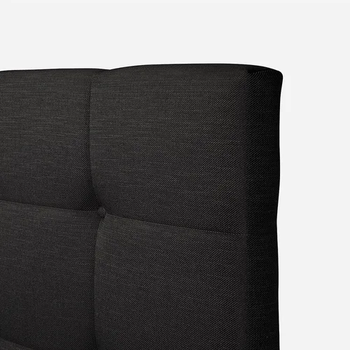Cama Europea Rosen Art 4 Súper King + Respaldo Issey Grafito