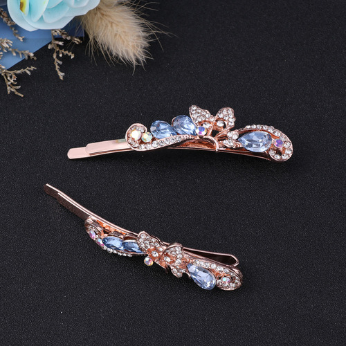 X Pasadores Con Diamantes De Imitación Para Mujer, Diseño