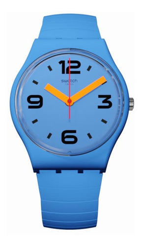 Reloj Swatch Unisex Malla Elastizada Gn251 Pepeblu