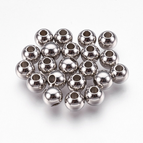 Separadores Bolitas Acero Quirúrgico 316 8mm Pack X 10u