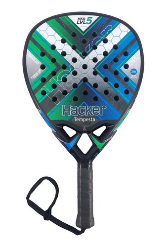 Paleta De Padel Hacker Lvl- 5 Tempesta En Palermo Tenis