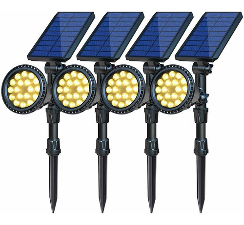 Focos Solares Para Paisajes, Luces Solares Para Exterio...