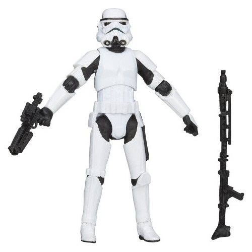Star Wars La Serie Negro Stormtrooper Figura 3.75 Pulgadas.