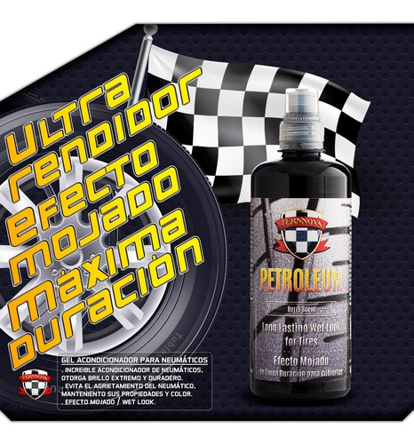 Imagen 5 de 7 de Acondicionador Neumaticos Petroleum Ternnova Efecto Mojado