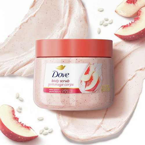 Dove Crema Exfoliante Corporal Para Mujer 425g Durazno