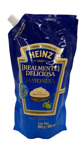 Mayonesa Con Limón 850 Gr. Marca Heinz
