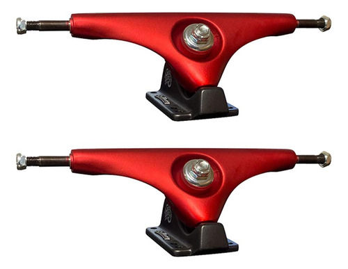 Gullwing Longboard Trucks Charger Rojo Negro Eje 10.0  Par