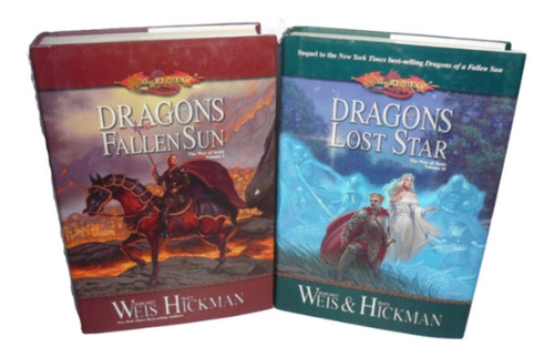 Libros Dragonlance Dragons Of A Fallen Sun Y Of A Lost Star