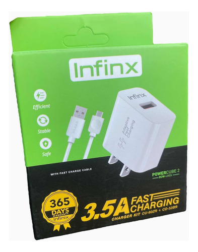 Cargador Infinix Tipo C Y Micro Carga Rapida 33w 