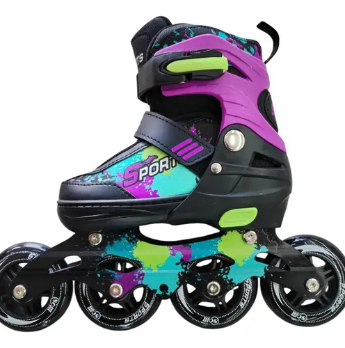 Patines Semiprofesional Rueda Grande Con Kit De Protección