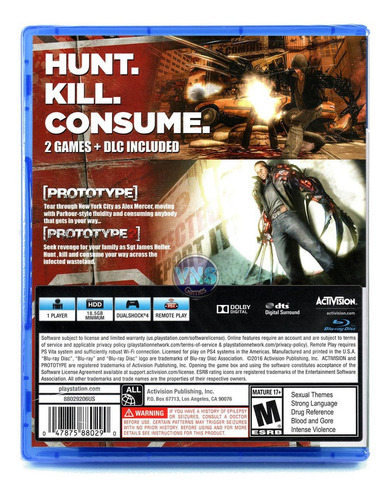 Prototype Biohazard Bundle - Ps4 - Mídia Física - Novo