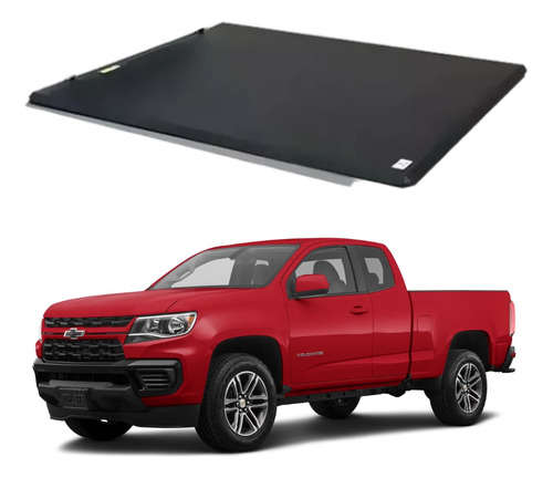 Tapa Cubre Batea Lona Chevrolet Colorado 2016 - 2023 Dob Cab