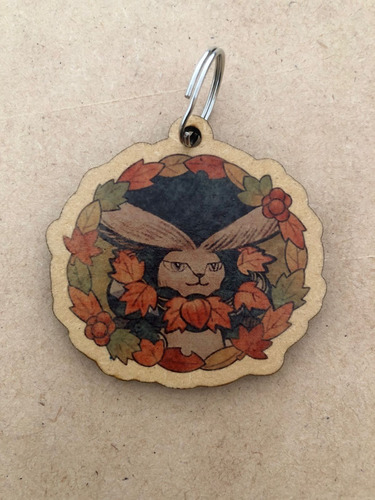 Imagen 8 de 9 de Llavero De Madera - Pokemon Halloween