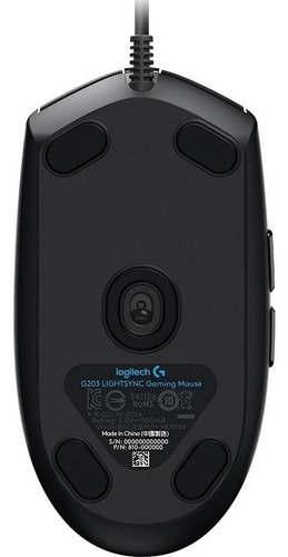 Yakk Mouse Gamer De Juego Logitech Gg Series G203 Lightsync