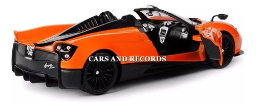 Pagani Huayra Roadster - Nuevo Con Caja - Motormax 1/24 Naranja