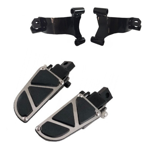 Imagem 1 de 1 de Pedaleira Traseira + Suporte Sem Abs - Hd 883 - Jjcustom