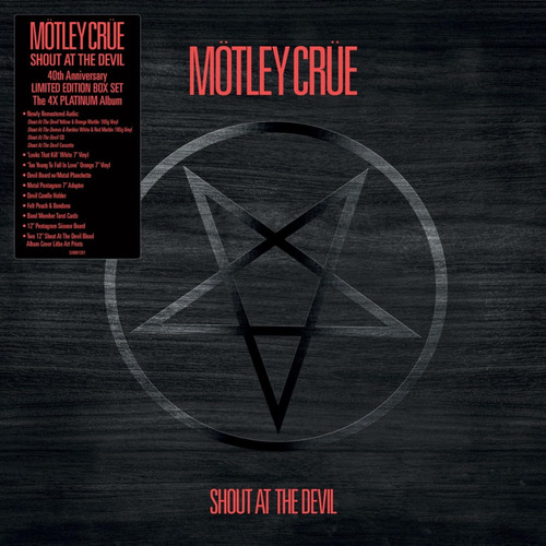 Motley Crue Shout At The Devil 40th Box Set 6 Cd Lp Vinyl