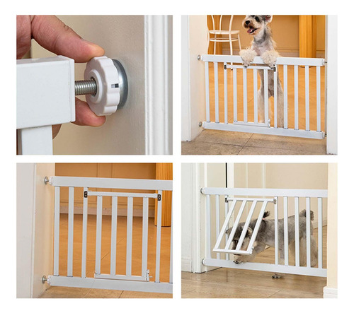 Puerta De Perros Mascota Desgaste 69 A 75 Cm Con Puerta