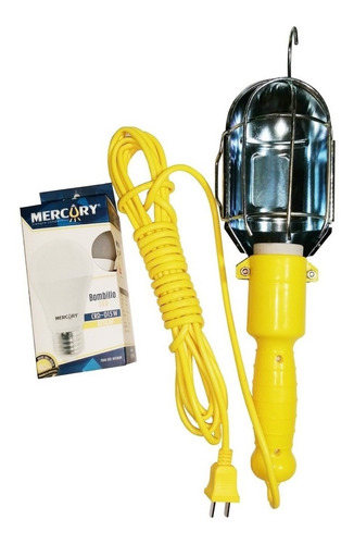 Lampara Trabajo Carro Taller Hogar + Bombillo Led