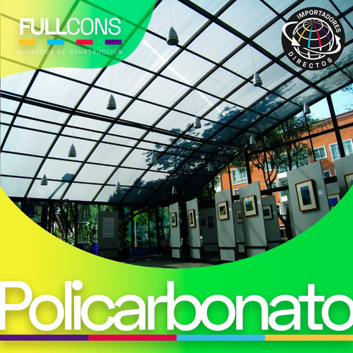 Imagen 9 de 10 de Láminas De Policarbonato Alveolar Uv Techos, Pérgolas