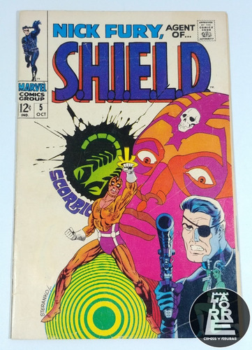 Nick Fury: Agent Of Shield Vol.1 #5 - Steranko - Marvel (Usado)