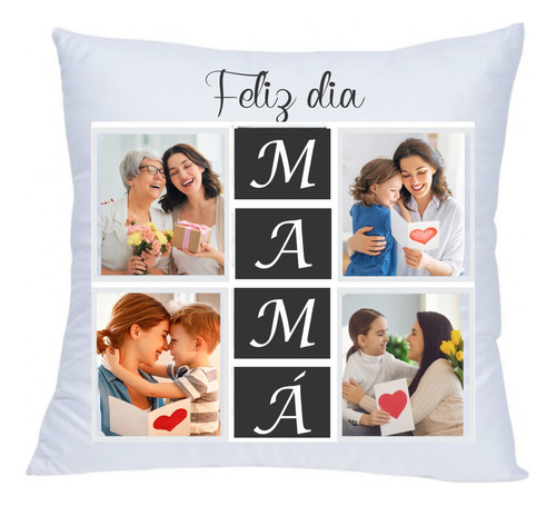 Almohada Personalizada Con Foto Dia De La Madre Cumpleaños